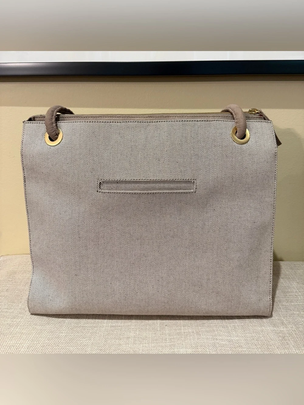 Hammitt Benjamin Professional Tote Bag | Canvas & Leather Studded Work Bag